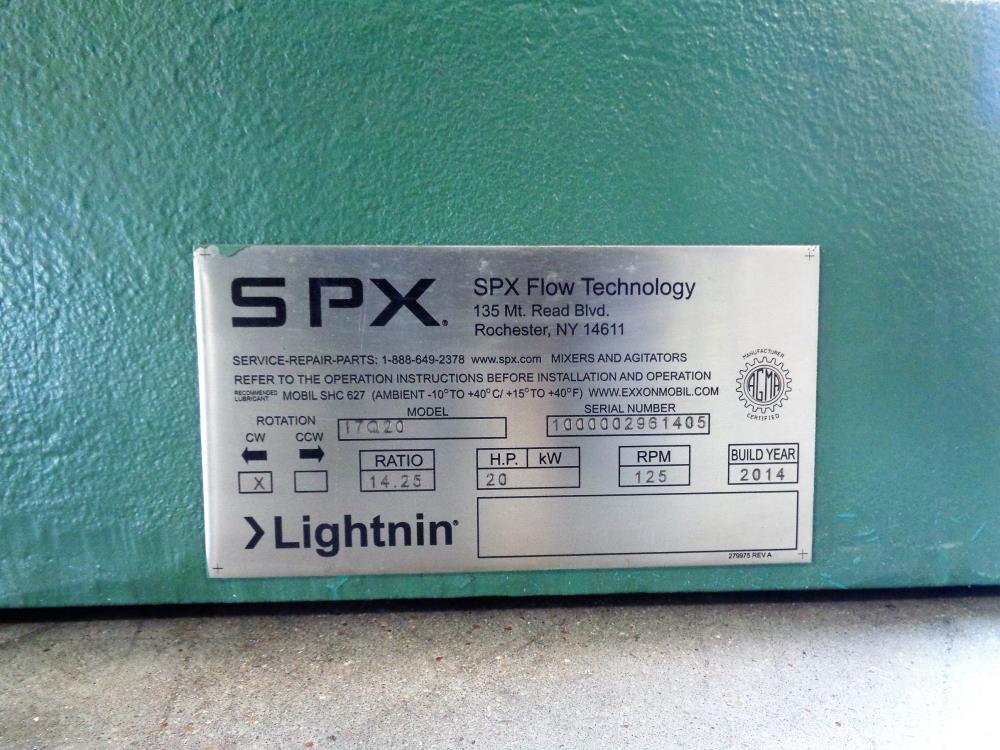 SPX Lightnin Series 10 Agitator Mixer #17Q20